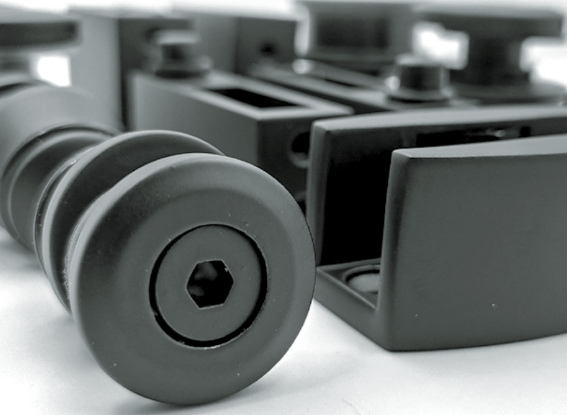 Herrajes para vidrio templado